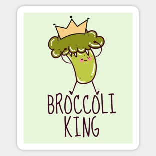 Broccoli King Funny Magnet